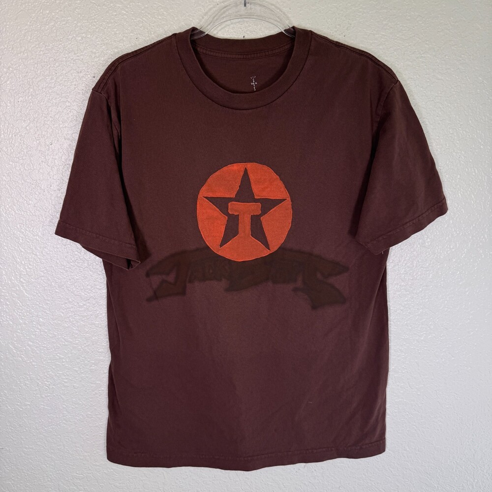 Travis Scott Cactus Jack Shirt Men Medium Jackboys 2 A1 Brown Graphic Tee Tshirt